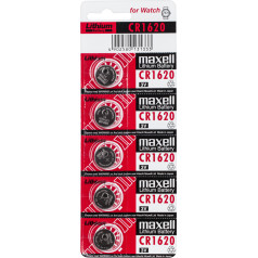 Maxell Батарейка CR1620 5шт/блист.