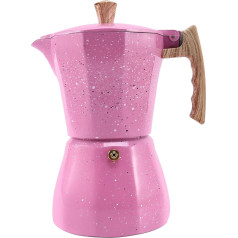 Asyduey Latte Mocha Кофемашина Итальянская Moka Espresso Cafeteira Перколятор Горшок Полевая Кофемашина 300 мл Розовый
