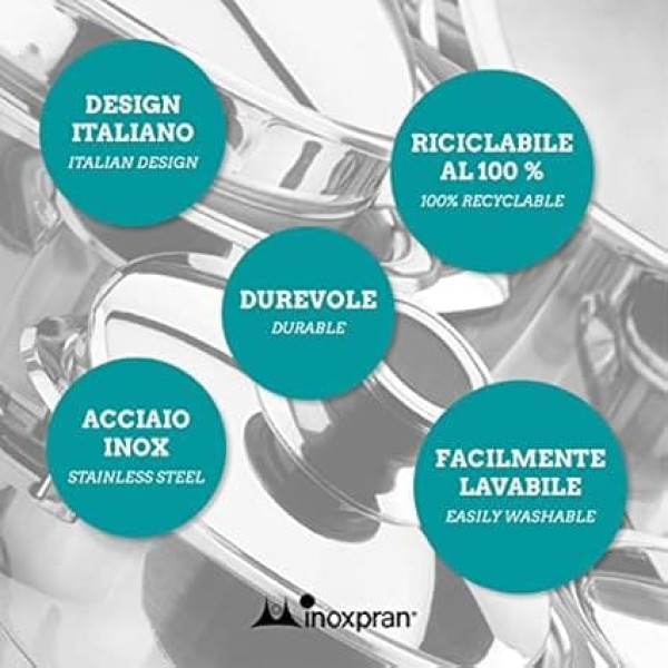 541244 Inoxdual Яйцеварка с 2 корзинами и крышкой из нержавеющей стали 24 см