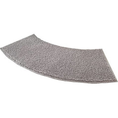 Круглый коврик для душа, коврик для душа из микрофибры, полукруглый коврик для душа, четверть круга, нескользящий коврик для душа с высоким