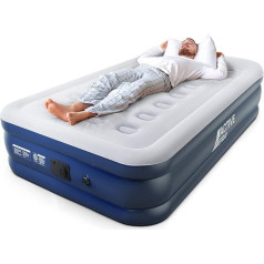 Односпальная кровать Active Era Premium Air Bed: 99 x 187 x 46 см - со встроенным электрическим насосом и интегрированной подушкой