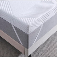 Матрас Twirest Mattress Topper 140 x 200 см, высота 5 см, топпер 140 x 200 см с комфортным пенополиуретановым сердечником, чехол дышащий и моющийся матрас-топп