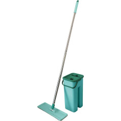 Sauber Meister Professional Floor Mop Set with Bucket & Mop Mop Smart Mop Plus Compact Blue Усовершенствованное средство для мытья полов с технологией Clean & Dry (Smart Mop + Compact)