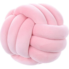 NatureMan Мягкая подушка с шариком-узелком, круглая подушка, украшение детской комнаты, плюшевая подушка, круглая плюшевая подушка ручной рабо