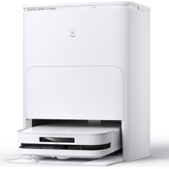 Робот-пылесос ECOVACS Deebot X5 Omni с функцией швабры, 12 800 Па, технология ZeroTangle, швабра с кромкой TruEdge™, мытье швабры горячей водой 70°C, автоматически