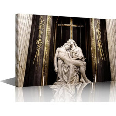 TISHIRON Холст Стены Искусство для Спальни Гостиной Сант Алессандро Церковь Современный Декор Святой Марии с Иисусом Картины Христианская Ре