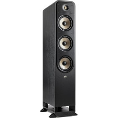 Polk Audio Signature Elite ES60 Напольная акустика высокого разрешения для домашнего кинотеатра, Hi-Res Certified, совместима с Dolby Atmos и DTS:X (Piece), черный, SIGS60ELBK