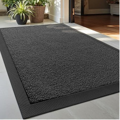 DEXI Dirt Trapper Mat 90 x 150 см, моющийся нескользящий коврик для входа в дом и на улицу, впитывающий, прочный дверной коврик для входа, входной двери, б