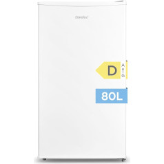 Холодильник с морозильником Comfee RCD80WH3(E), малый холодильник 80 л, инверторный компрессор, отделение для овощей и фруктов, высота 84,5 см, ширина 4