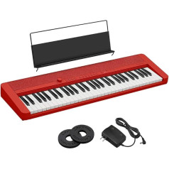 Клавиатура для фортепиано Casio CT-S1RDC2, красная, один размер