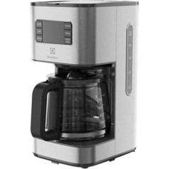 Electrolux E5CM1-6ST Кофеварка с фильтром Create с 5 таймерами, выбором аромата, автоматическим отключением, фильтром для очистки, 1000 Вт, нержавеющая ст