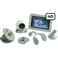 Babymoov Радионяня с камерой Yoo GO Plus HD, 5-дюймовый дисплей в HD-качестве 720px, 8 часов работы от аккумулятора, технология Sleep