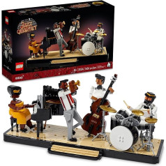 LEGO Ideas 21334 Джазовый квартет Строительная и выставочная модель для взрослых, увлекающихся музыкой (1 606 деталей)