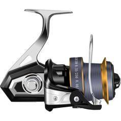 Angelrollen 13 Kg Wickel Dreh Angelrolle Fernguss Seeangelrolle 5,1:1/4,1:1 Langlebiger Getriebewiderstand Karpfenrolle (Размер : 6000)