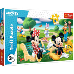 Trefl Puzzle Пазл - 24Maxi - Микки Маус с друзьями - Disney Standard Characters Trefl 14344