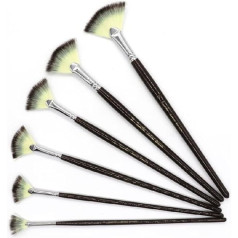 Кисти, 6 акварельных кистей из нейлонового волоса, школьные принадлежности для рисования и творчества