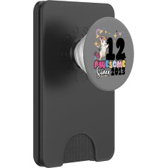 12-й день рождения единорог Великолепный с 2013 года 12 лет дети PopSockets PopWallet для MagSafe
