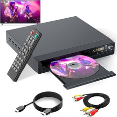 DVD CD-плеер для телевизора, преобразование в HD 1080p, все регионы, память точек останова, встроенный PAL/NTSC, USB 2.0