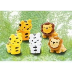 Японские ластики Iwako Lion King & Siberian Tigers