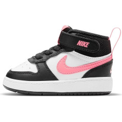 Кроссовки Nike Boys' Court Borough Mid 2 (PSV), Black White Black Sunset Pulse White