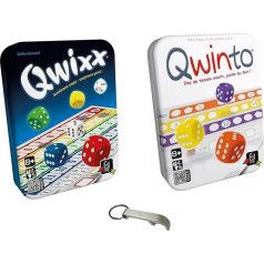 Набор Qwixx + Qwinto + 1 EUR открывалка для бутылок Blumie (Qwixx + Qwinto)