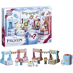 Frozen Disney 2 Twirlabouts Surprise Celebration Playset, 5 кукол, 4 кабриолета, 12 аксессуаров, игрушка для детей от 3 лет