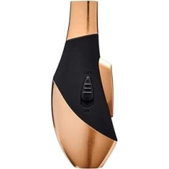 Jet-Fackel-Feuerzeug für Zigarren, Zigaretten, Camping, Grillen, mit kontinuierlicher Flammensperre, nachfüllbares Gas, einstellbare Flammenintensität, Feueranzünder (Color : Black)