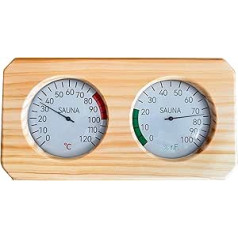 Präzises 2-in-1-Sauna Temperatur Und Luftfeuchtigkeitsmessgerät Temperatur Und Luftfeuchtigkeitsmessung Überwacht Die Innenbedingungen Langlebiges Raumzubehör