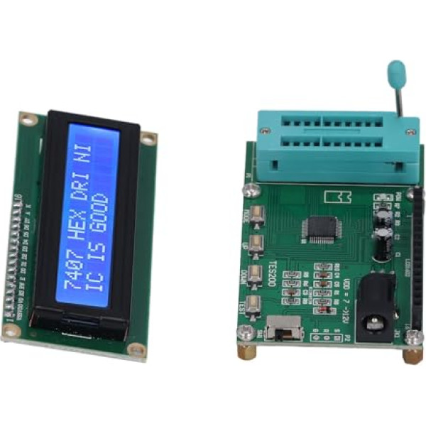 IC-Messgerät, Zuverlässiger IC-Tester, Schnelle Reaktion, 7-12 VDC-LED-Anzeige, Hohe Genauigkeit für 7408
