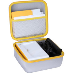 Lebakort Жесткий дорожный защитный чехол для фотопринтера Kodak Dock Plus 4PASS/Kodak Dock Premium 4x6 Portable Instant Printer, белый, Dock Plus 4PASS / Dock Premium 4x6 Portable Instant Printer Case
