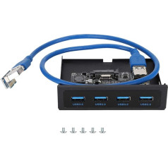 USB 3.0 PCIE Card PCI-E to 4xUSB3.0 Header Extension for NEC720201 Chip Front Floppy Bay Adapter Extension Riser Card