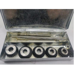 PRAZTECH HSS Valve Seat Cutter Set 5pcs High Speed Steel Car Bike Engine Hardened Seats