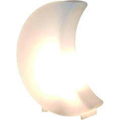 8 Seasons Design 32351 E27 Edison Screw Compact Fluorescent Light (CFL) Mini 40 cm Outdoor Shining Moon, White