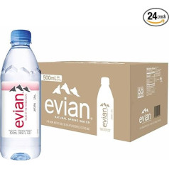 Evian - Минеральная вода 500 мл (упаковка из 24), 500 мл (упаковка из 24)