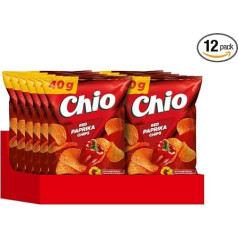 Чипсы Chio Chips Red Paprika, упаковка из 12 (12 x 40 г)