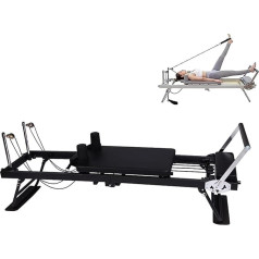 AVSMGP Reformer Pilates Machine Складной Pilates Reformer Machine для домашнего пилатеса Core Bed Регулируемая интенсивность Подходит для начинающих и продвинутых Обо