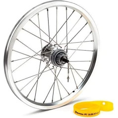 Заднее колесо Brompton 3 или 6 скоростей с широкодиапазонной ступицей Sturmey Archer
