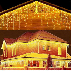 BELLALICHT Outdoor Fairy Lights 600/15 м - светодиодный занавес с таймером, IP44 водонепроницаемый 8 режимов для использования в помещении Спальня Свадьба Рож