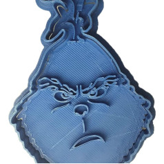 Cuticuter CGGRINCH Резак для печенья, PLA, синий