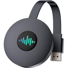Беспроводной HDMI-донгл 4K, 5G Miracast HDMI-донгл, передача данных с i-Phone/i-Pad/Android/i-OS на телевизор/монитор (поддержка Miracast, DLNA, Airplay)