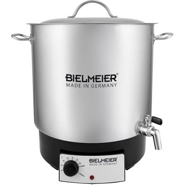 BIELMEIER BHG 690.3 Машина для консервирования глинтвейна Дизайн Нержавеющая сталь 1800 Вт 29 литров Выходной кран из нержавеющей стали 3/4 дюйма Сдела