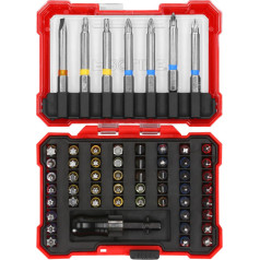 Набор бит с рукояткой, 57 шт.