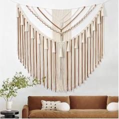 Weldomcor большой Macrame стены висит Boho геометрического искусства тканые хлопок гобелен стены декор желтый богемный домашний текстиль для гости