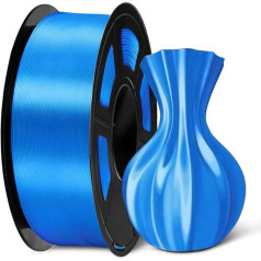 SUNLU PLA+ Shiny Silk 3D Printer Filament 1.75 mm, материал для печати с шелковистой гладкой поверхностью, хорошей цветопередачей, точностью размеров ± 0.02 mm, кат