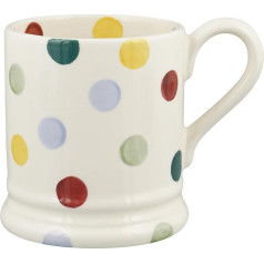 Emma Bridgewater Large Mug 1/2 Pint, Ceramic Coffee Mug Large - Stoneware Mug, Cappuccino, Latte, Coffee, Tea Cup - Beautiful Mugs, Birthday Gift - Coffee Mug Polka Dots