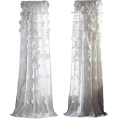 Lush Decor Riley Window Curtain Panel, 84 x 54 дюйма, светло-серый