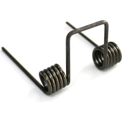 OPPUANNLQ Двойные торсионы, Edelstahl-Torsionsfedern, 2 Stück, 2,5 мм Drahtdurchmesser, Außendurchmesser 15,5 мм, 5 Spulen, Stahl-Torsionsfeder, 2,5 x 15,5 мм, wie abgebildet