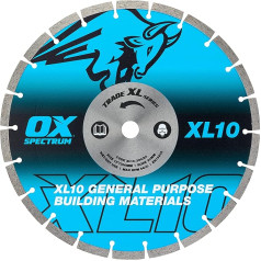 OX Tools XL10-300/20 Trade XL-10 Сегментированное алмазное полотно общего назначения 300 мм синее/серебристое 300 мм