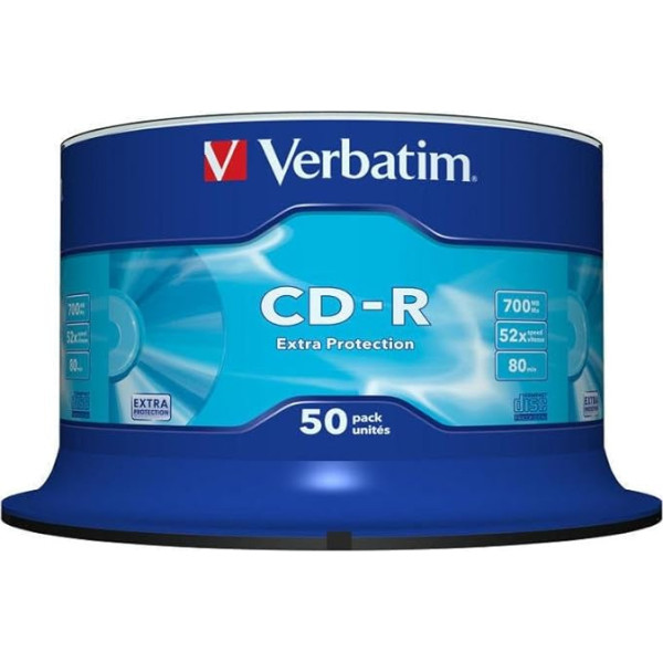 Verbatim 43351 700MB 52x Extra Protection CD-R - шпиндель 50 шт.