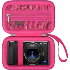 Elonbo чехол для Sony ZV-1 и ZV-1F и ZV-1 II цифровая камера, 4K потокового видео камеры жесткий путешествия сумка хранения организатор держатель, сетчат